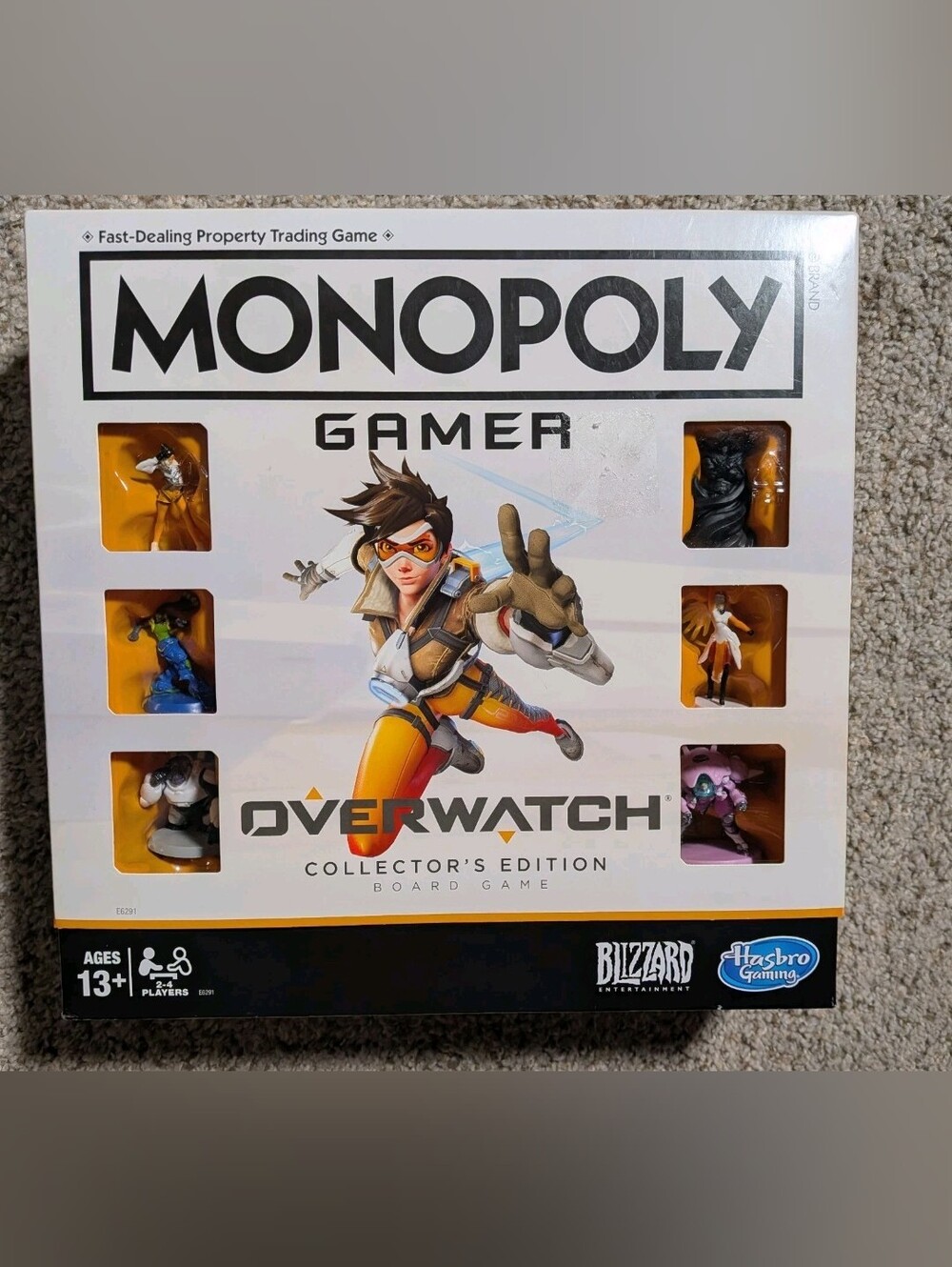 Monopoly Gamer Overwatch Collector's Edition Board Game Hasbro Blizzard